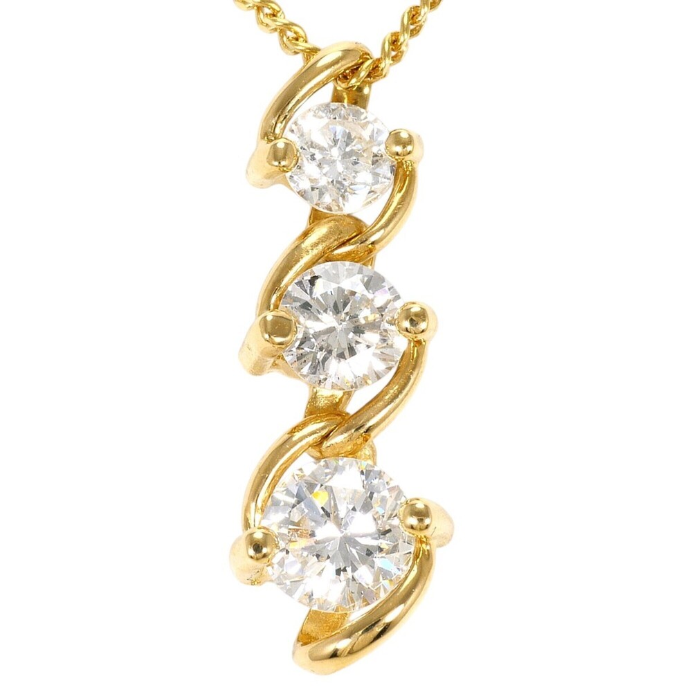 VINTAGE 18k Gold Diamond Necklace